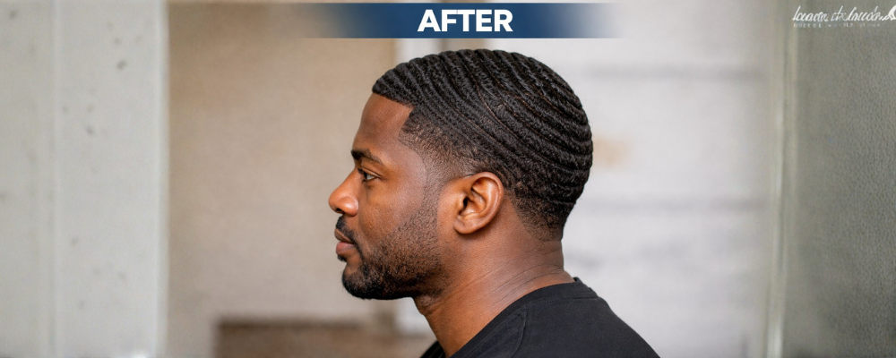 Silky wave pomade for Black men grooming
