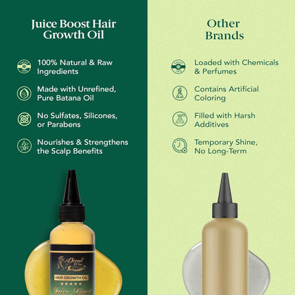 Ocean View Deep Juice Boost Hair Growth Oil & Scalp Serum | Batana Oil, Rosemary, Castor, Argan & Vitamin | 100ml