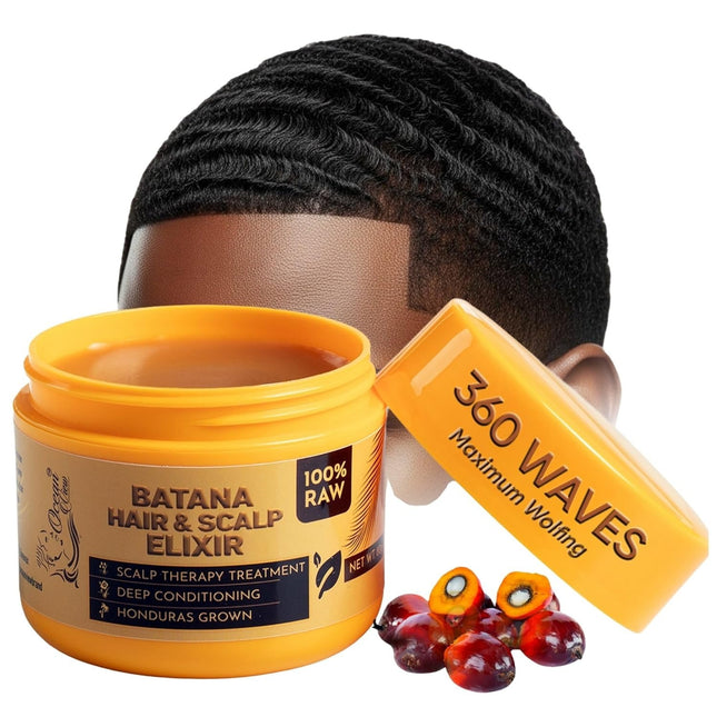 OCEAN VIEW DEEP WAVES POMADE - Premium Wave Grease, Wave Pomade for 360 Waves, Strong Hold Wave Cream for Men, Hydrating Hair Styling Product for Deep, Defined Waves, 4 oz Jar