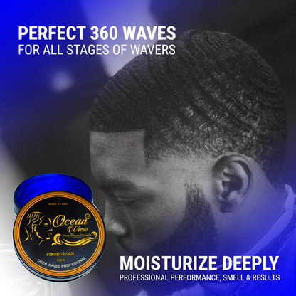 Ocean View Deep Waves Pomade – 4oz – Water-Based 360 Wave Pomade